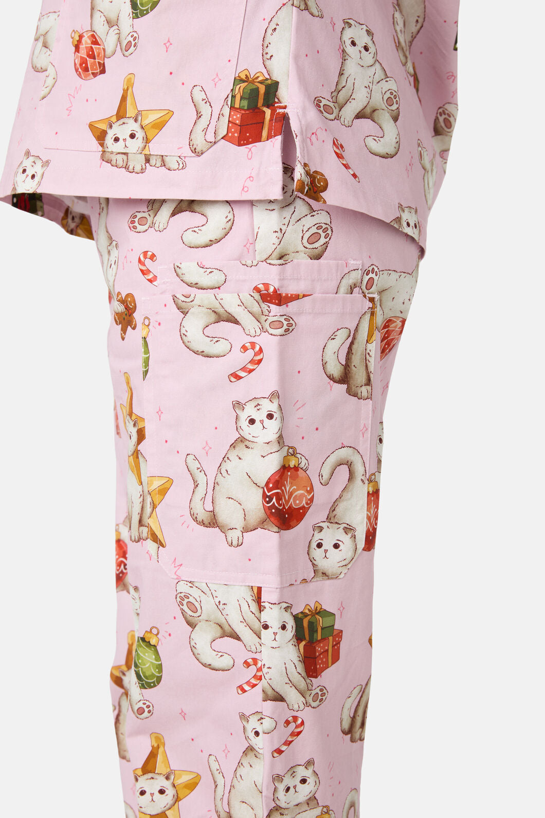 Scrubs With Love - Gift Cats Scrub Set - pink