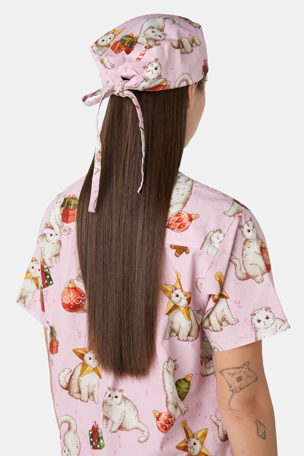 Scrubs With Love - Gift Cats Scrub Hat - pink