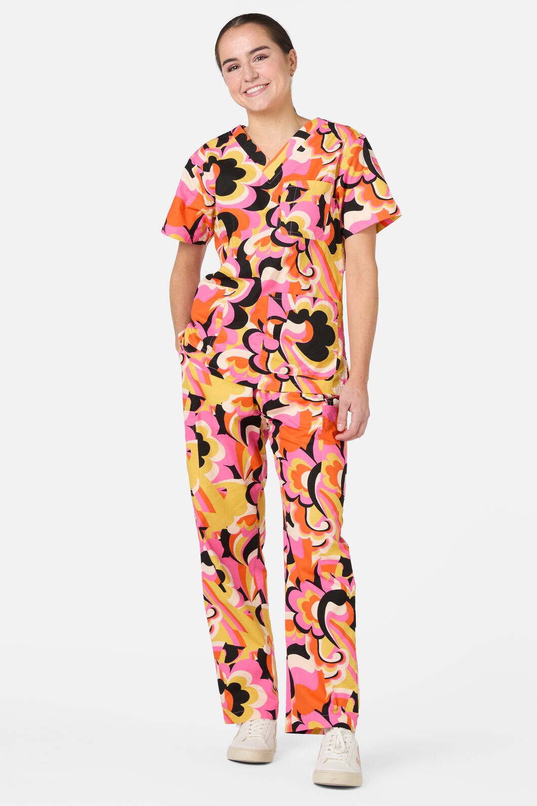 Scrubs With Love - Euphoria Scrub Set - multi