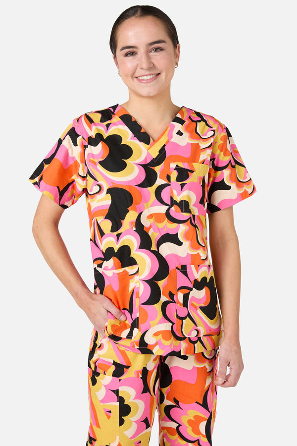 Scrubs With Love - Euphoria Scrub Set - multi