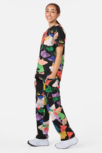 Scrubs With Love - Ginkgo Scrub Set - black