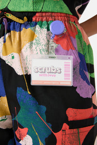 Scrubs With Love - Ginkgo Scrub Set - black