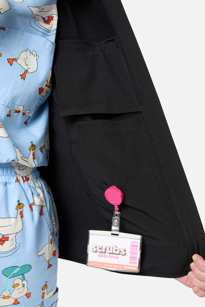 Scrubs With Love - Scrubs Black Polar Fleece Vest - black