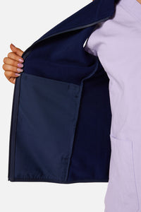 Scrubs With Love - Navy Polar Fleece Scrub Vest - navy