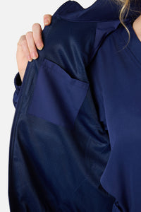 Scrubs With Love - Scrub Womens Navy Zip Up Jacket - navy