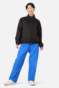 Scrubs With Love - Scrub Womens Black Zip Up Jacket - black