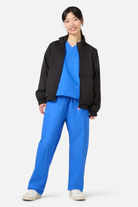 Scrubs With Love - Scrub Womens Black Zip Up Jacket - black