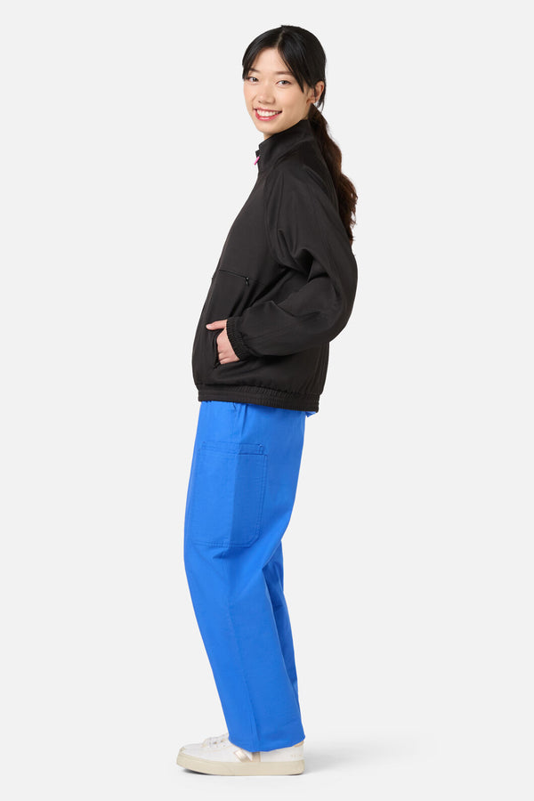 Scrubs With Love - Scrub Womens Black Zip Up Jacket - black