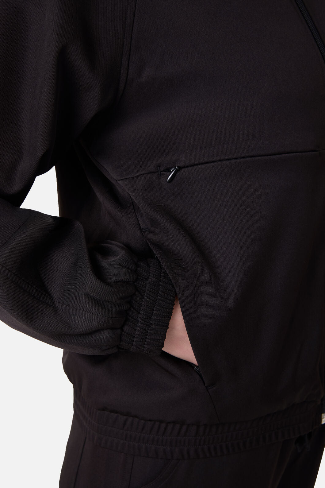 Scrubs With Love - Scrub Womens Black Zip Up Jacket - black