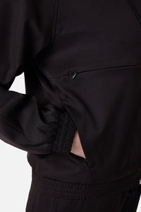 Scrubs With Love - Scrub Womens Black Zip Up Jacket - black