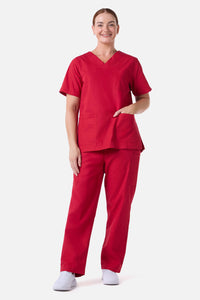 Scrubs With Love - Scrubs with love Red Scrub Set - red