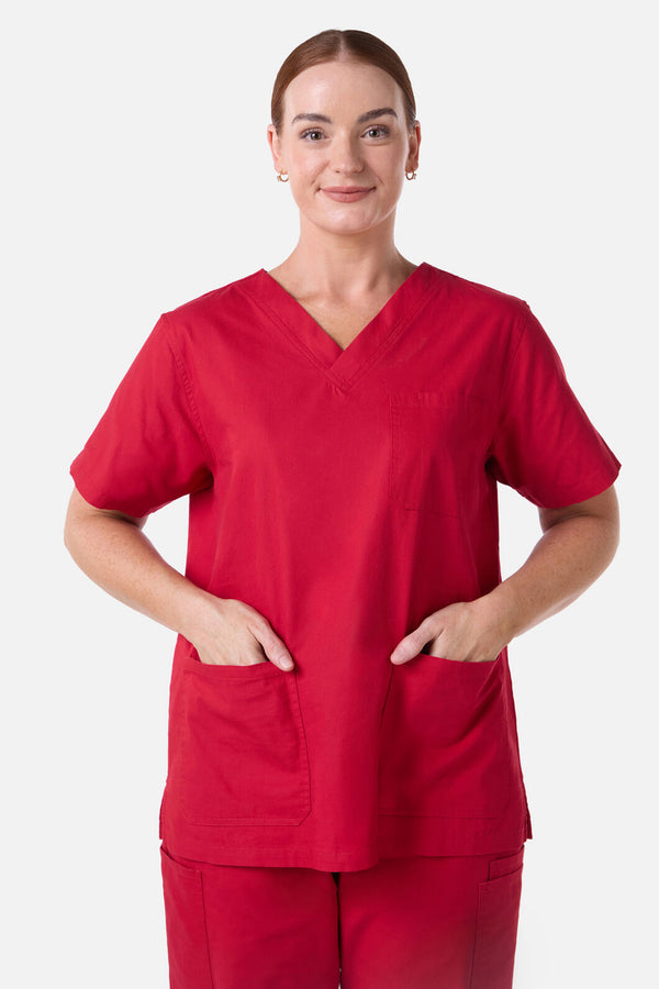 Scrubs With Love - Scrubs with love Red Scrub Set - red