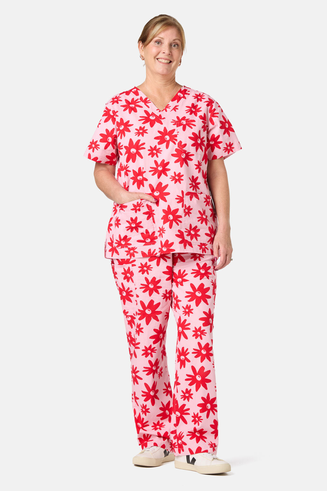 Scrubs With Love - Gidgets Scrub Set - pink