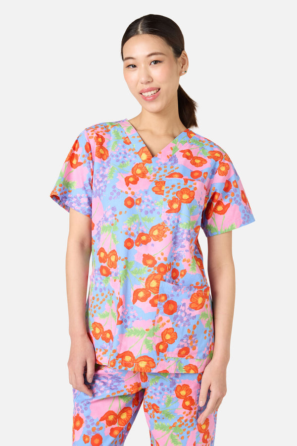 Scrubs With Love - Poppy Dotty Scrub Set - multi