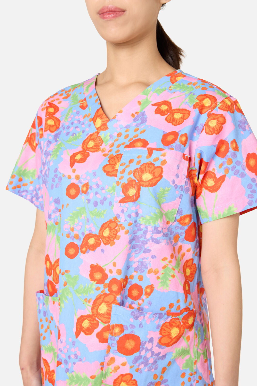 Scrubs With Love - Poppy Dotty Scrub Set - multi