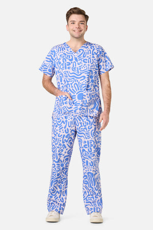 Scrubs With Love - Wuk-tjarra Scrub Set - blue