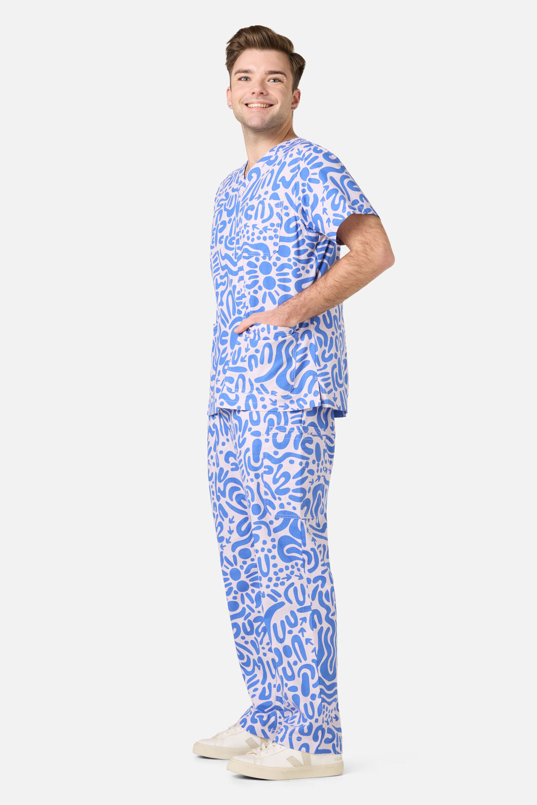 Scrubs With Love - Wuk-tjarra Scrub Set - blue