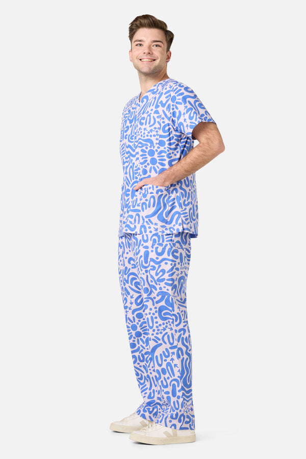 Scrubs With Love - Wuk-tjarra Scrub Set - blue
