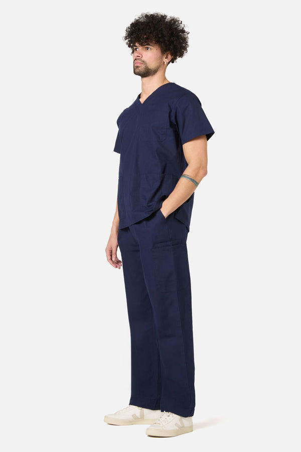 Scrubs With Love - 100% Cotton Navy Scrub Set - navy