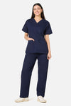 Scrubs With Love - 100% Cotton Navy Scrub Set - navy
