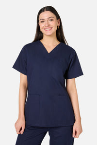 Scrubs With Love - 100% Cotton Navy Scrub Set - navy