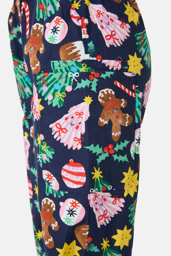 Scrubs With Love - Santa's Sweet Treats Scrub Set - blue