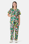 Scrubs With Love - Merry & Bright Scrub Set - green