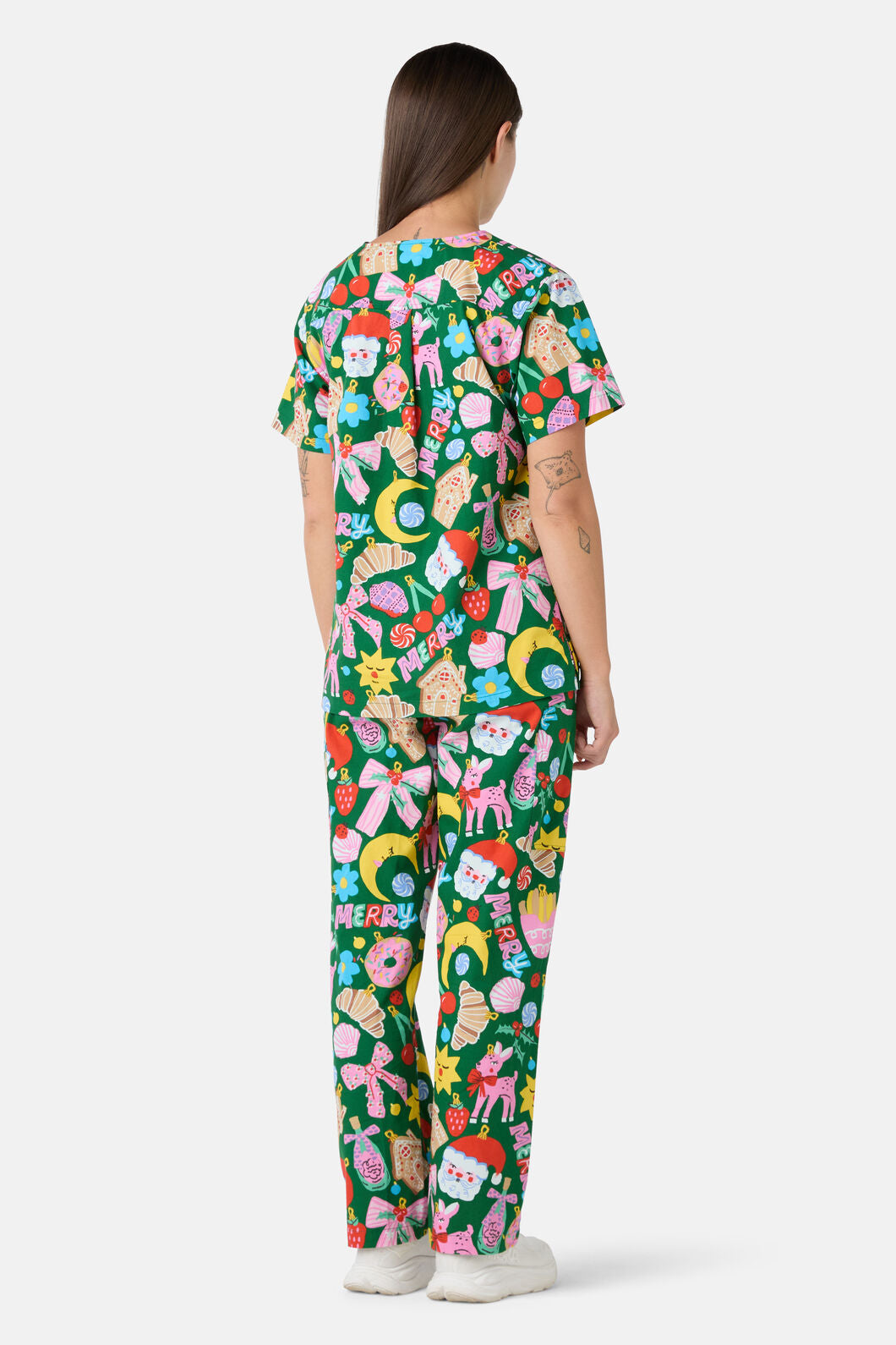 Scrubs With Love - Merry & Bright Scrub Set - green