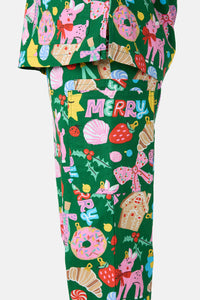 Scrubs With Love - Merry & Bright Scrub Set - green