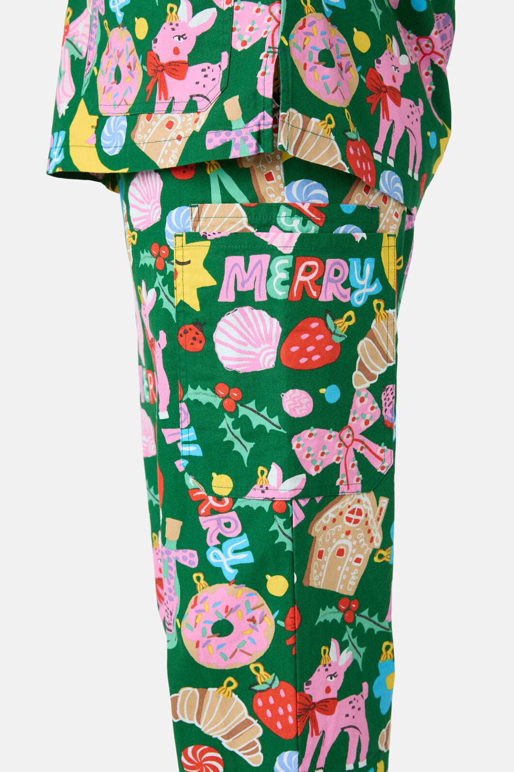 Scrubs With Love - Merry & Bright Scrub Set - green