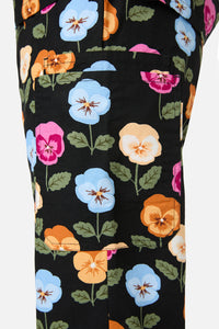 Scrubs With Love - Pansy Scrub Set - black