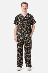 Scrubs With Love - Botanical Scrub Set - black