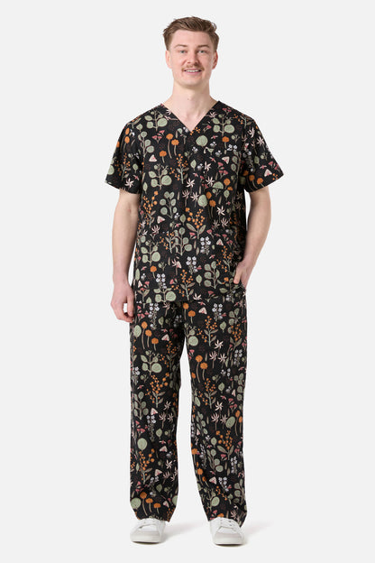 Scrubs With Love - Botanical Scrub Set - black