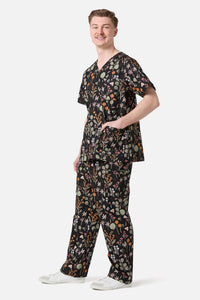 Scrubs With Love - Botanical Scrub Set - black