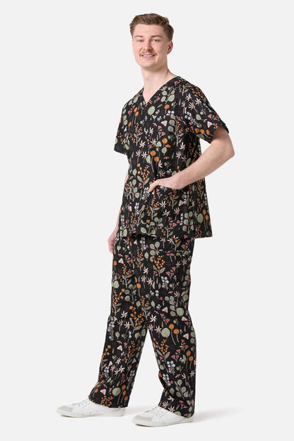 Scrubs With Love - Botanical Scrub Set - black