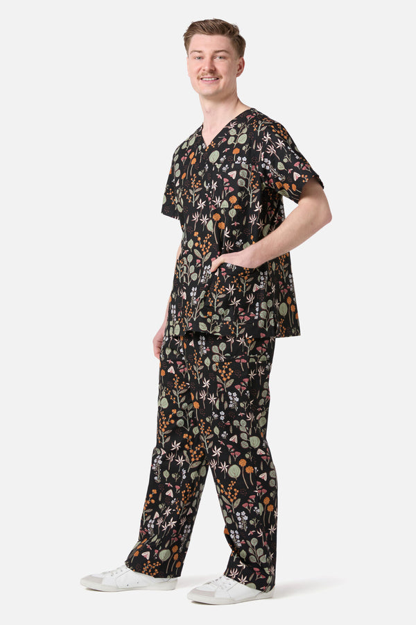 Scrubs With Love - Botanical Scrub Set - black