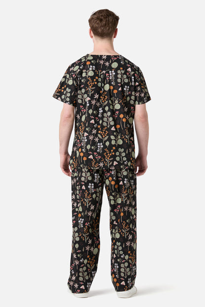 Scrubs With Love - Botanical Scrub Set - black