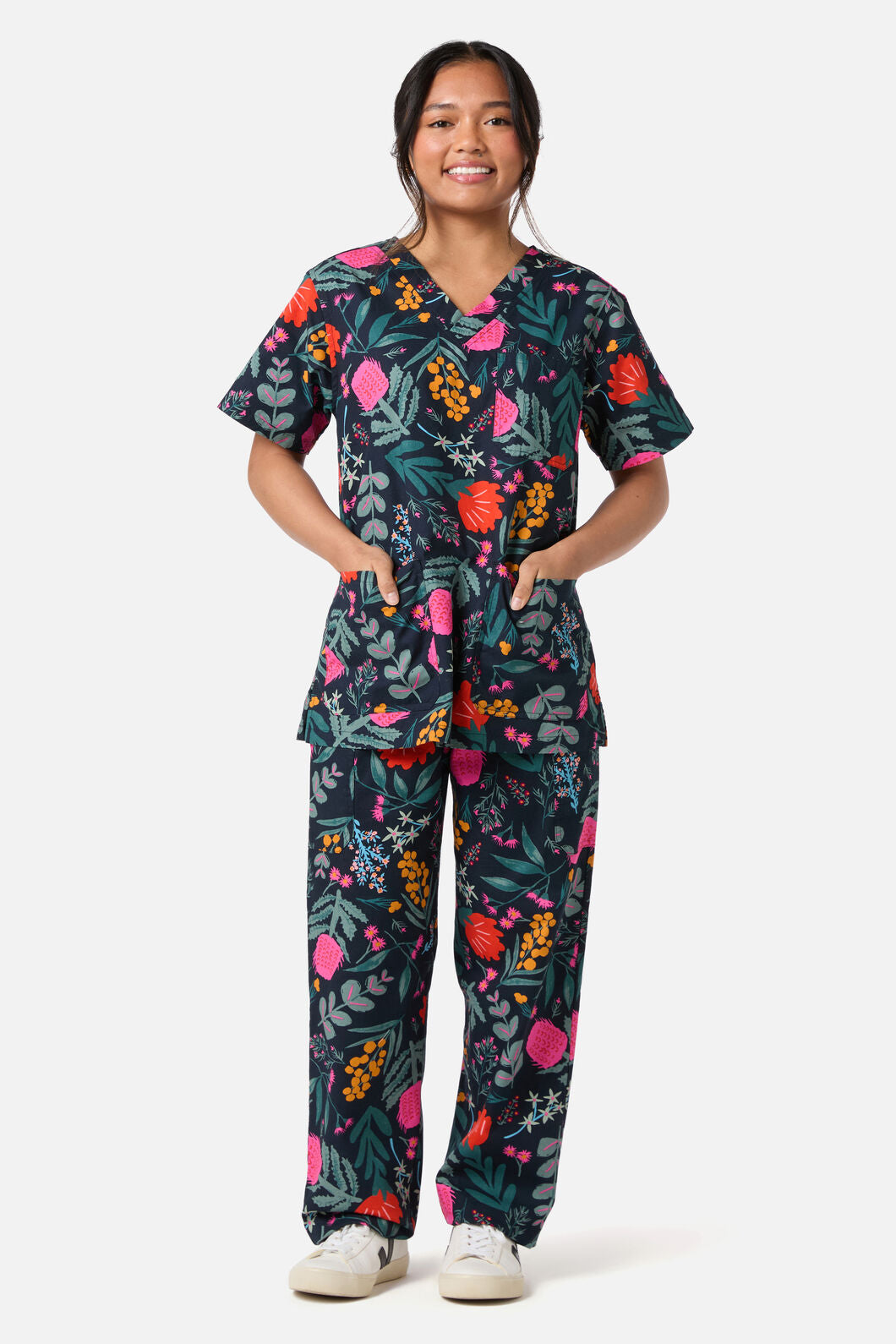 Scrubs With Love - Eva Native Scrub Set - navy