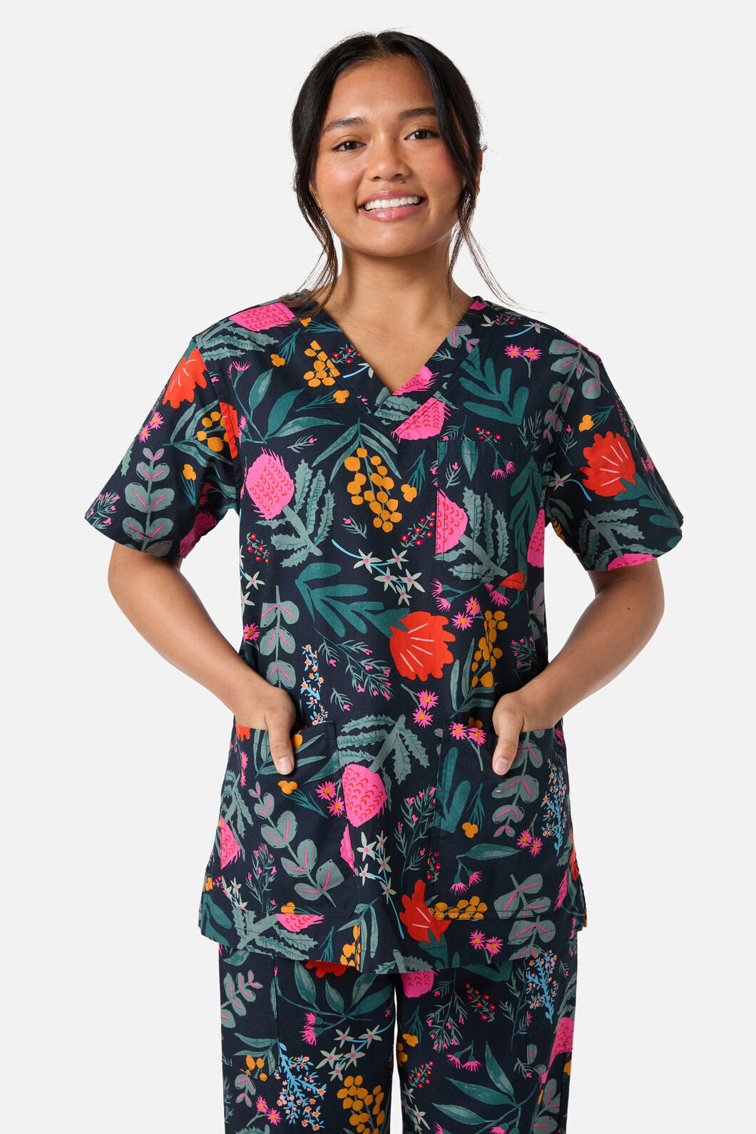 Scrubs With Love - Eva Native Scrub Set - navy
