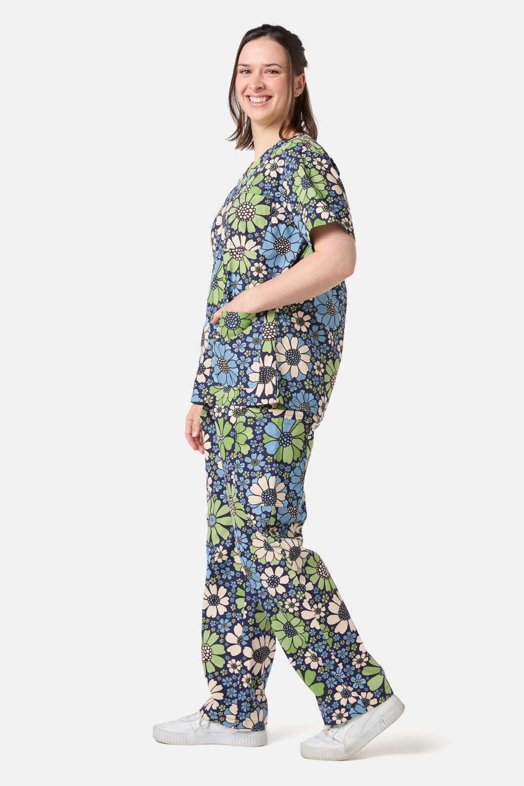Scrubs With Love - Marigold Scrub Set - blue