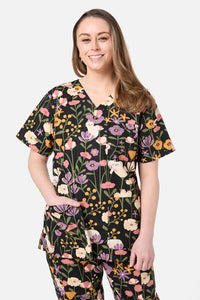 Scrubs With Love - Zoe Cat scrub set - black