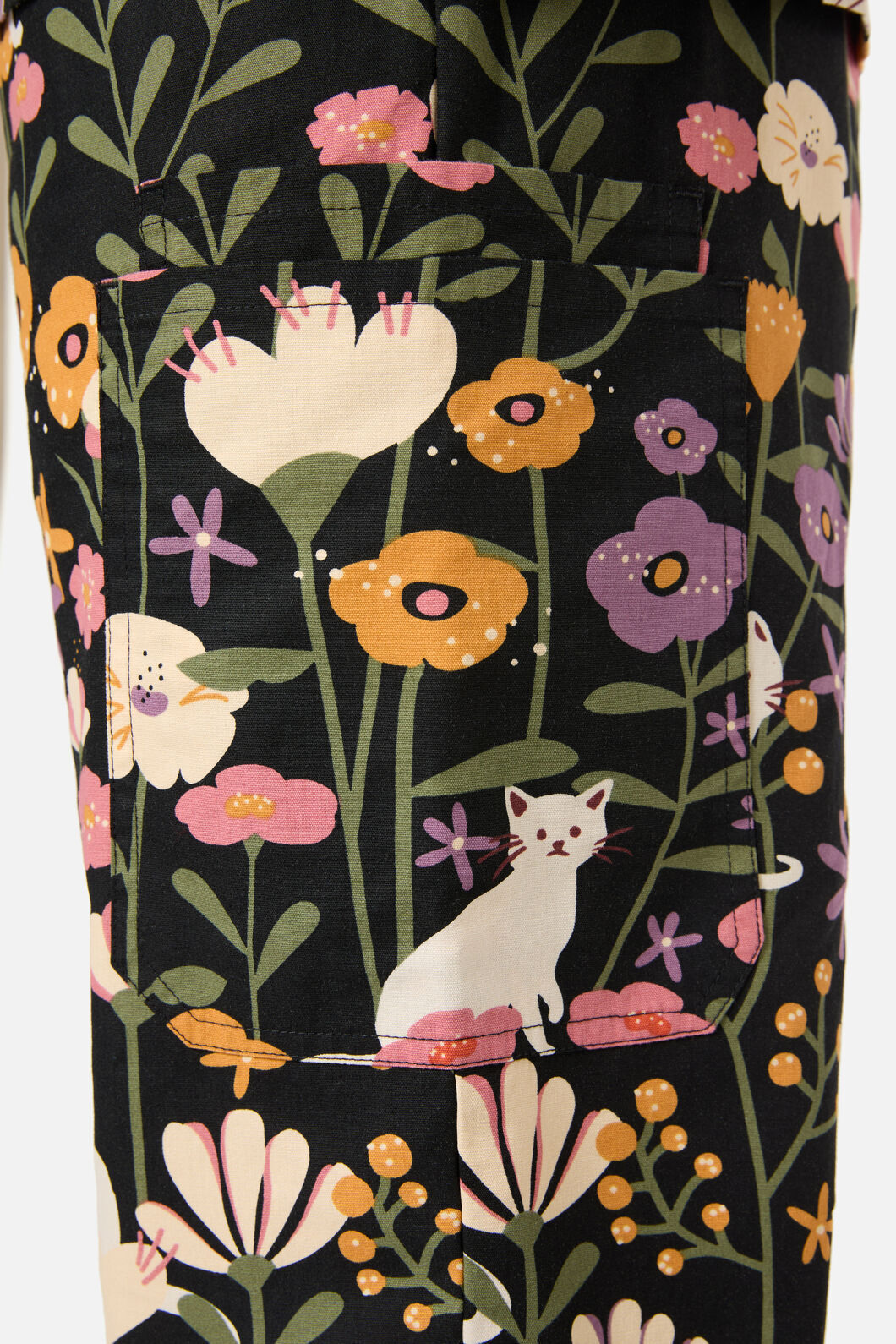 Scrubs With Love - Zoe Cat scrub set - black