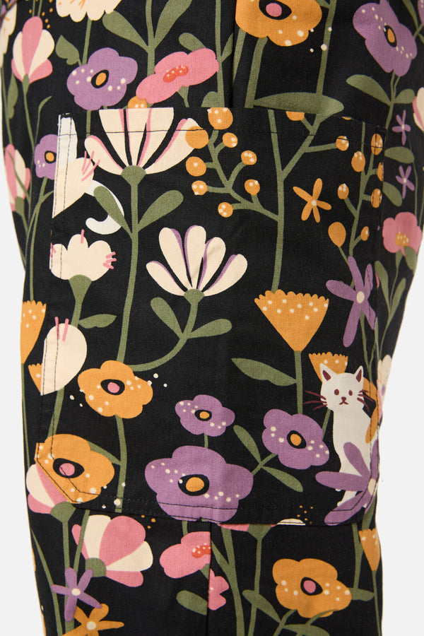 Scrubs With Love - Zoe Cat scrub set - black