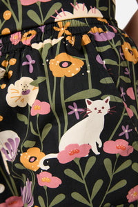 Scrubs With Love - Zoe Cat scrub set - black