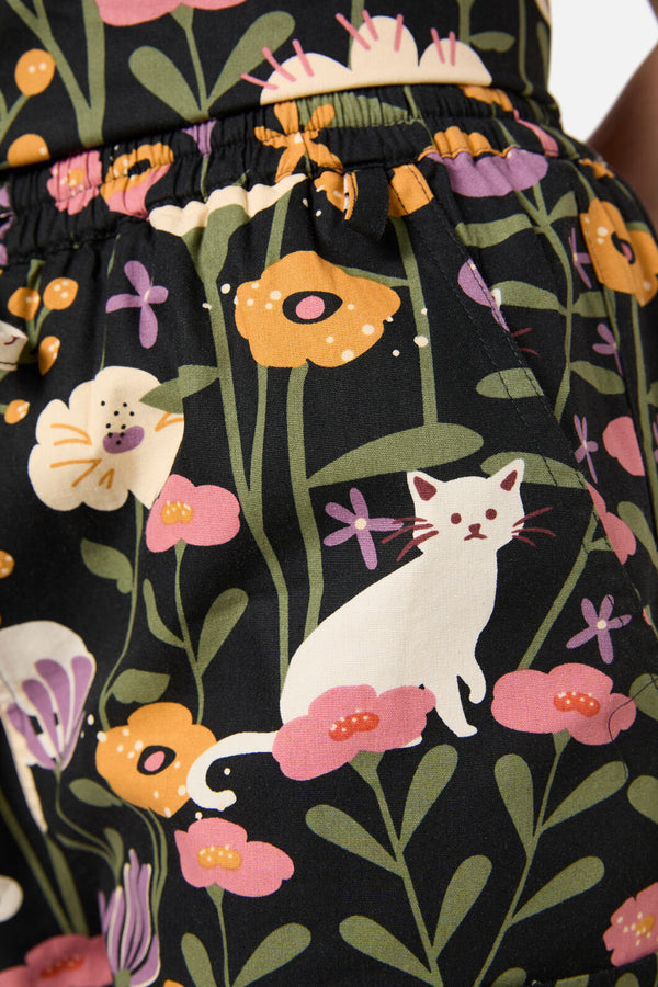 Scrubs With Love - Zoe Cat scrub set - black