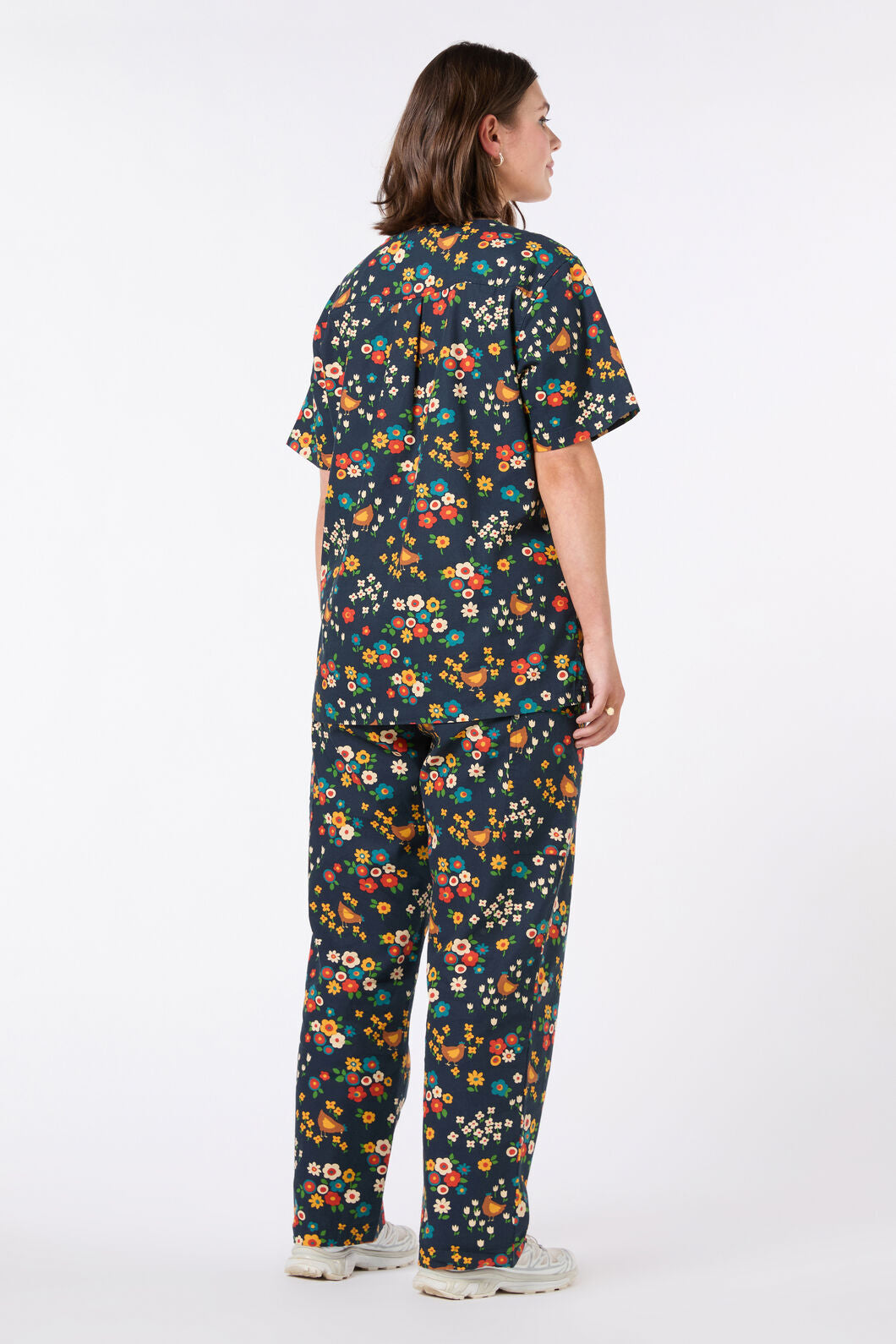 Scrubs With Love - Cute Chickens scrub set - navy