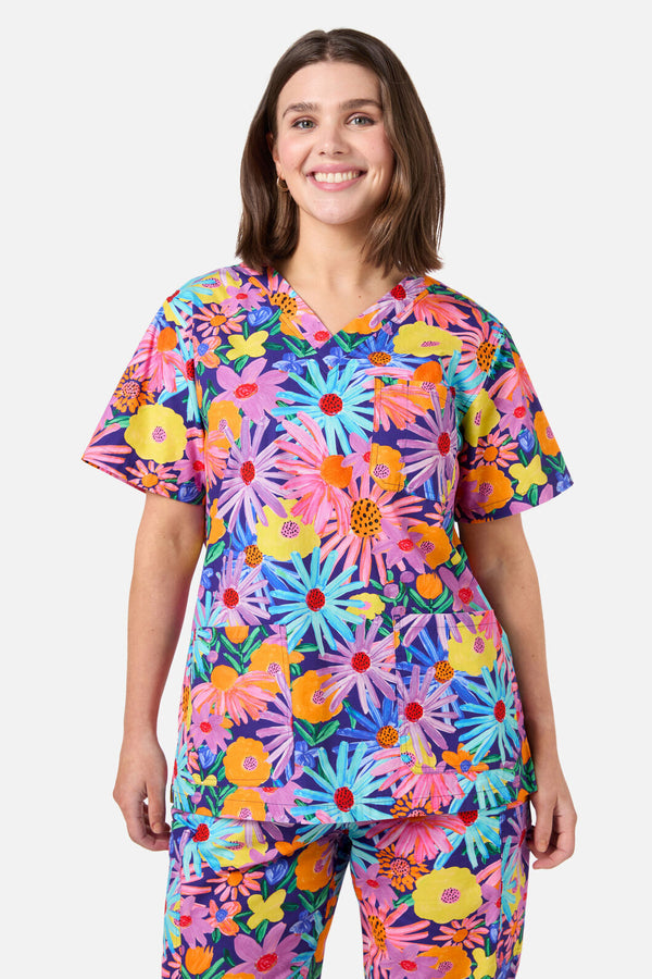 Scrubs With Love - Botanica scrub set - navy
