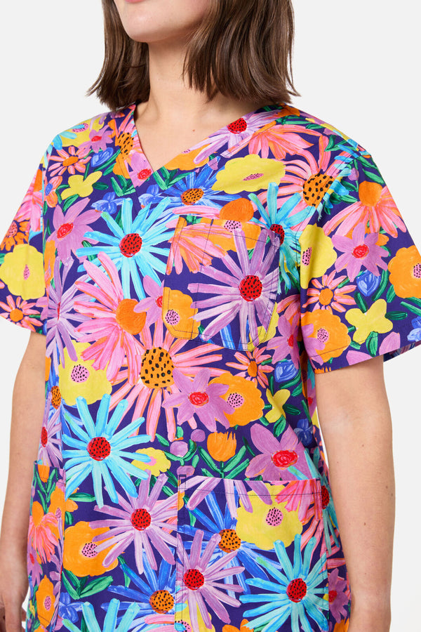 Scrubs With Love - Botanica scrub set - navy