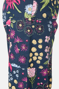 Scrubs With Love - Native Bouquet scrub set - navy