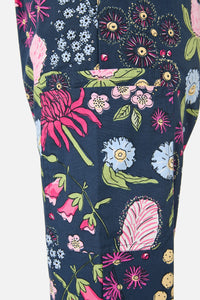 Scrubs With Love - Native Bouquet scrub set - navy